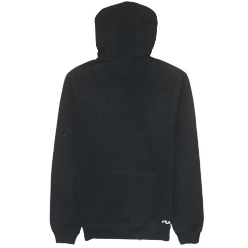 Mens UK Size S FILA Black Pullover Hoodie