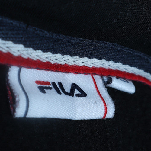 Mens UK Size S FILA Black Pullover Hoodie