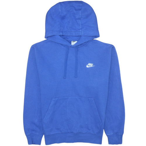 Mens UK Size S Nike Blue Pullover Hoodie