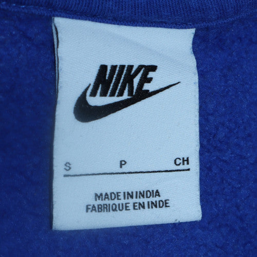 Mens UK Size S Nike Blue Pullover Hoodie