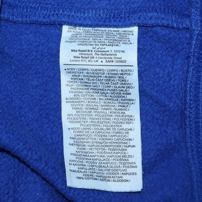 Mens UK Size S Nike Blue Pullover Hoodie