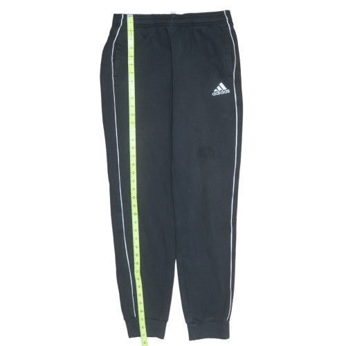 Adidas Boys Black Jogger Sweatpants 15-16 Years Elastic Waist Pockets
