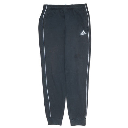 Adidas Boys Black Jogger Sweatpants 15-16 Years Elastic Waist Pockets