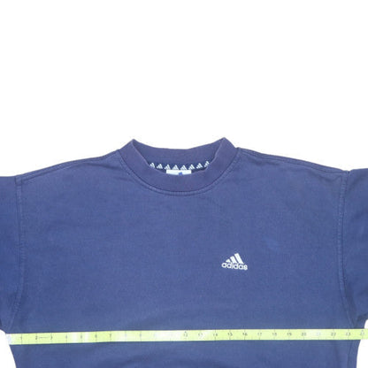 Mens UK Size L adidas Blue Pullover Sweatshirt