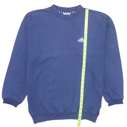 Mens UK Size L adidas Blue Pullover Sweatshirt
