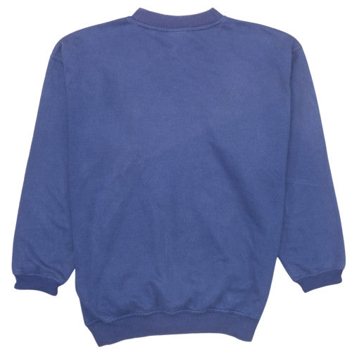 Mens UK Size L adidas Blue Pullover Sweatshirt