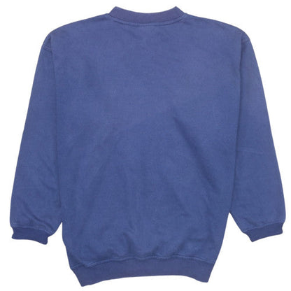 Mens UK Size L adidas Blue Pullover Sweatshirt