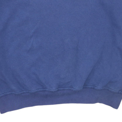 Mens UK Size L adidas Blue Pullover Sweatshirt