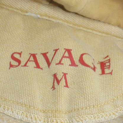 Mens UK Size M Savage Beige Pullover Hoodie