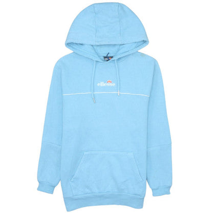 Womens UK Size M ellesse Blue Pullover Hoodie