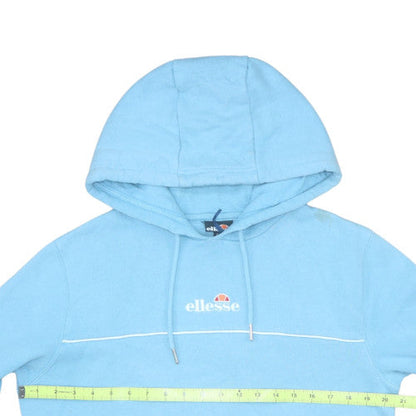 Womens UK Size M ellesse Blue Pullover Hoodie