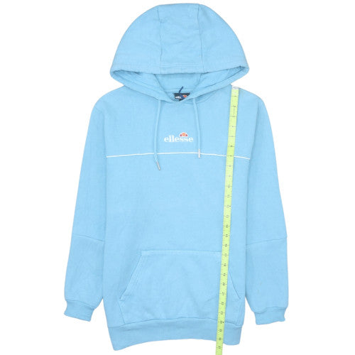 Womens UK Size M ellesse Blue Pullover Hoodie