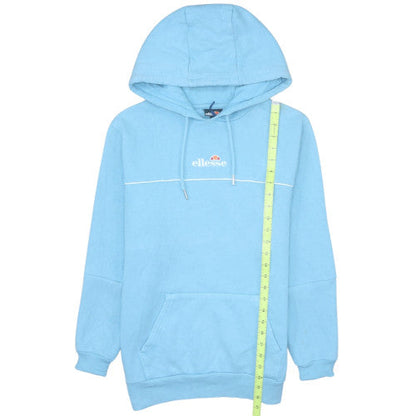 Womens UK Size M ellesse Blue Pullover Hoodie