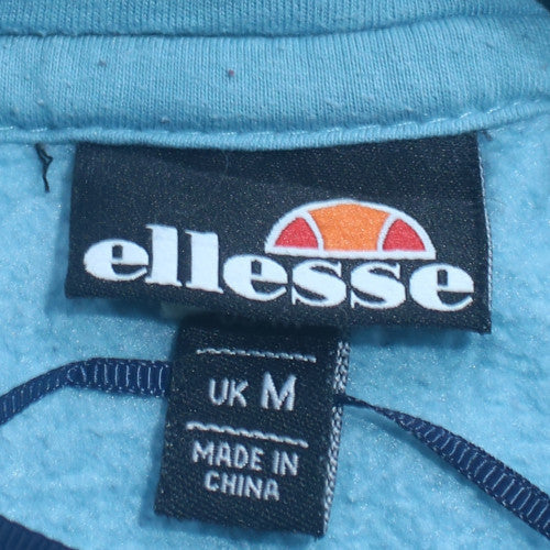Womens UK Size M ellesse Blue Pullover Hoodie