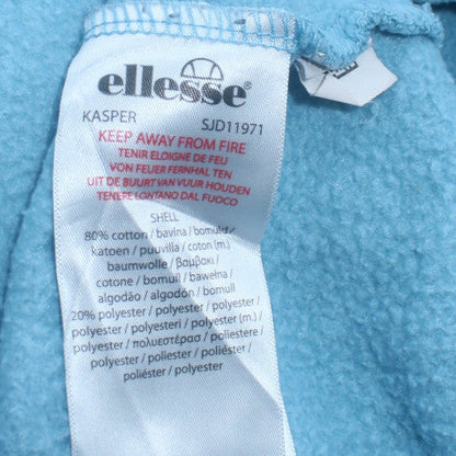 Womens UK Size M ellesse Blue Pullover Hoodie