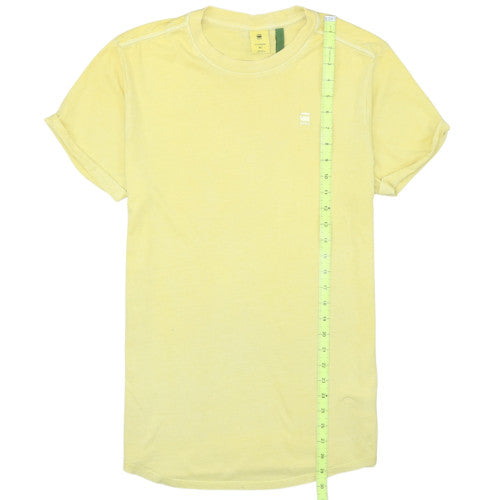 Mens UK Size XS G-Star Raw Yellow  T-Shirt