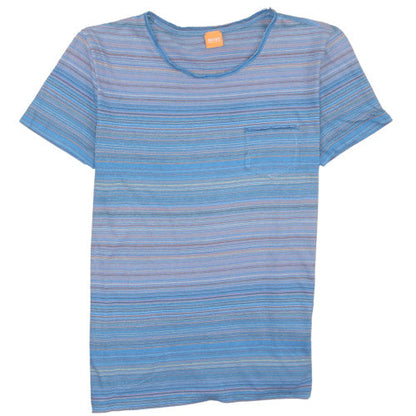 Mens UK Size L HUGO BOSS Blue  T-Shirt