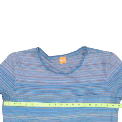 Mens UK Size L HUGO BOSS Blue  T-Shirt