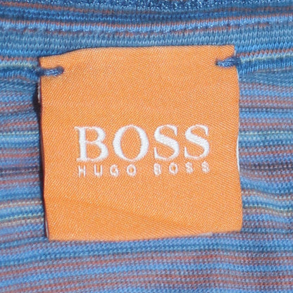 Mens UK Size L HUGO BOSS Blue  T-Shirt