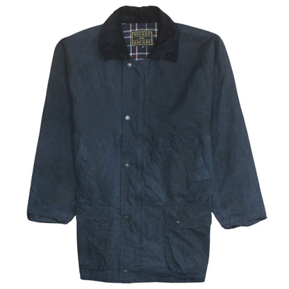 Mens UK Size M Walker and Hawkes Blue Waxed