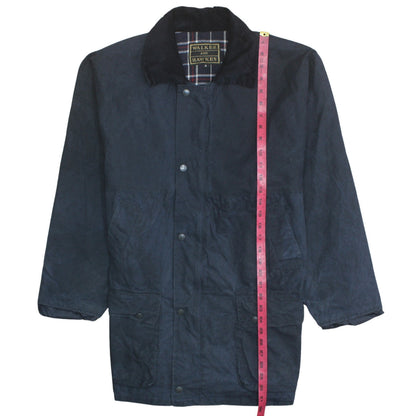 Mens UK Size M Walker and Hawkes Blue Waxed