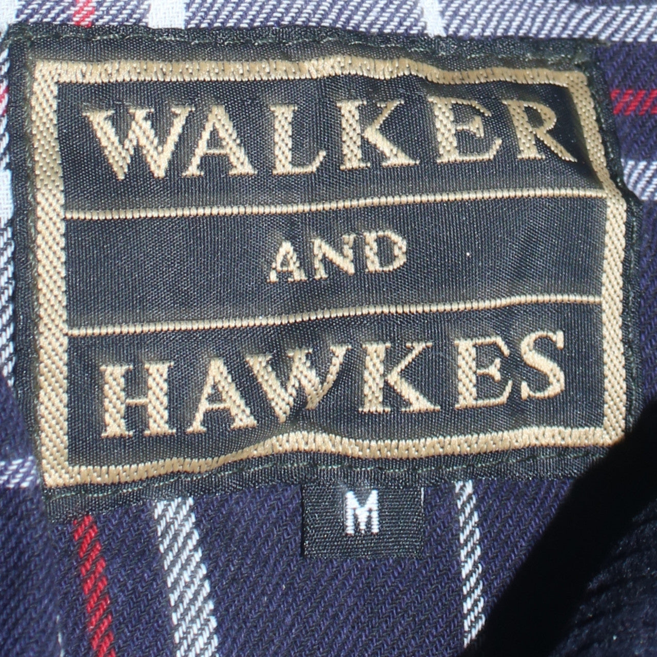 Mens UK Size M Walker and Hawkes Blue Waxed