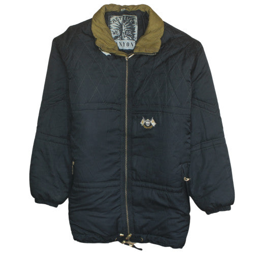 Mens UK Size M Canyon Black Puffer Jacket