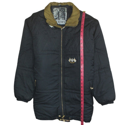 Mens UK Size M Canyon Black Puffer Jacket