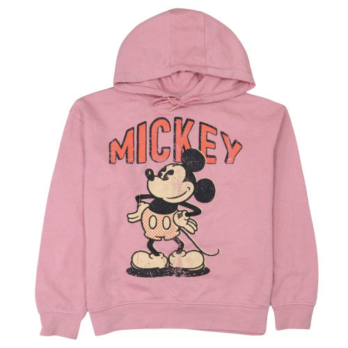 Womens UK Size M Disney Pink Pullover Hoodie