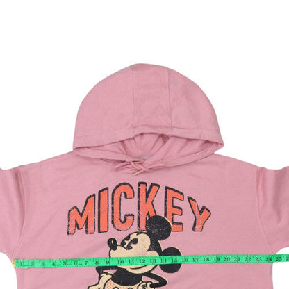 Womens UK Size M Disney Pink Pullover Hoodie