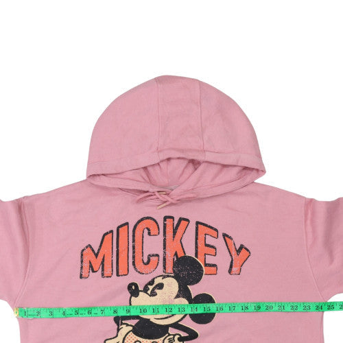 Womens UK Size M Disney Pink Pullover Hoodie