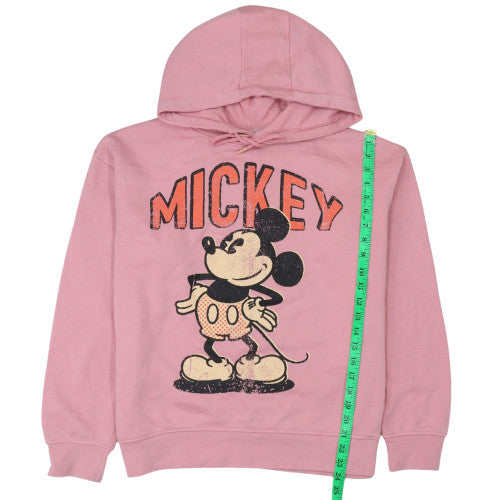 Womens UK Size M Disney Pink Pullover Hoodie