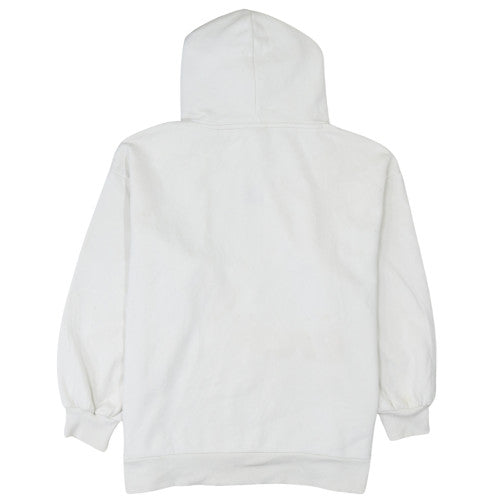 Womens UK Size M PUMA White Pullover Hoodie