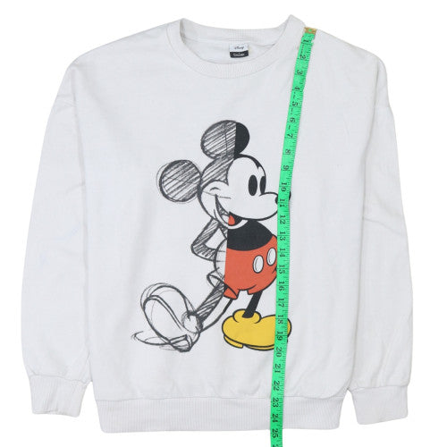 Womens UK Size M Disney at George White Pullover Sweatshirt