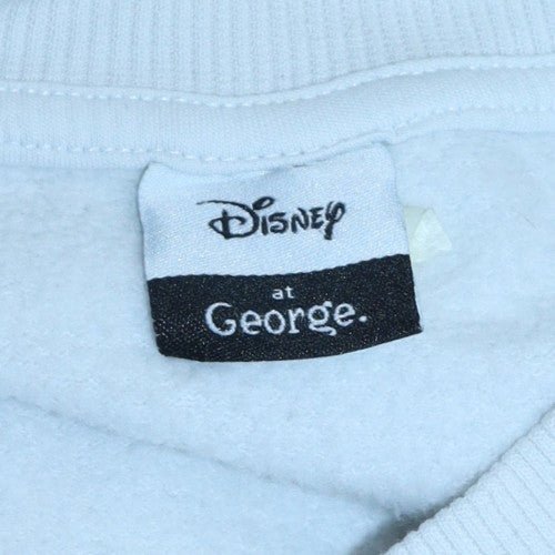 Womens UK Size M Disney at George White Pullover Sweatshirt