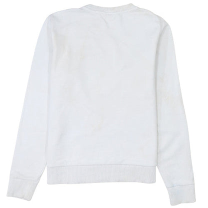 Womens UK Size M Calvin Klein White Pullover Sweatshirt