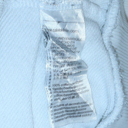 Womens UK Size M Calvin Klein White Pullover Sweatshirt