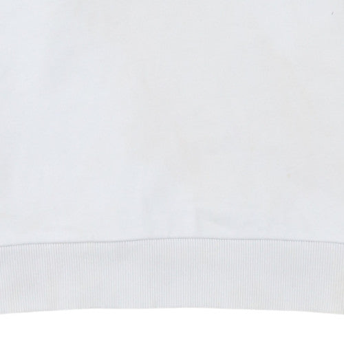 Womens UK Size M Calvin Klein White Pullover Sweatshirt