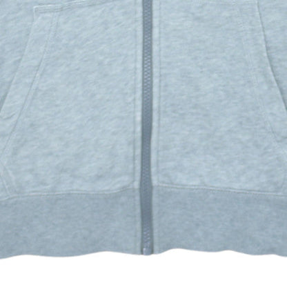 Womens UK Size M Nike Grey Full Zip Hoodie