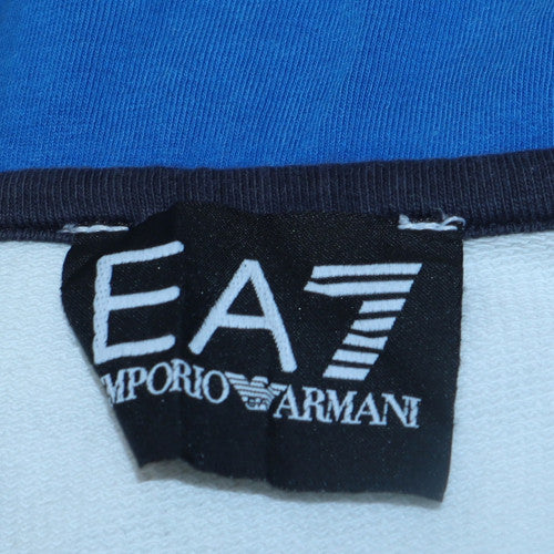 Mens UK Size M Emporio Armani White Full Zip Hoodie