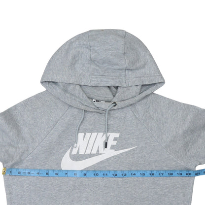 Womens UK Size S Nike Grey Pullover Hoodie