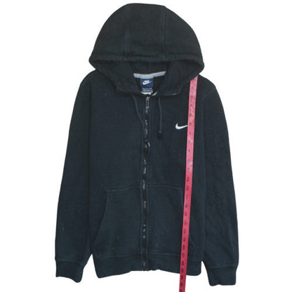 Womens UK Size S Nike Black Full Zip Hoodie