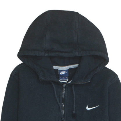 Womens UK Size S Nike Black Full Zip Hoodie