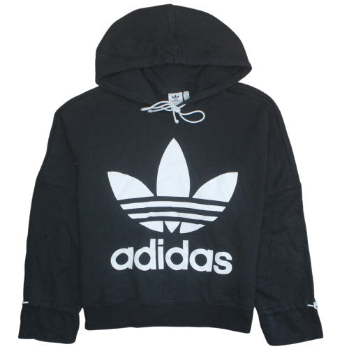 Womens UK Size 14 adidas Black Pullover Hoodie
