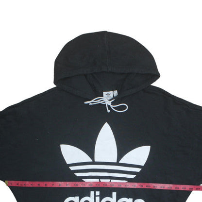 Womens UK Size 14 adidas Black Pullover Hoodie