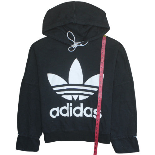 Womens UK Size 14 adidas Black Pullover Hoodie