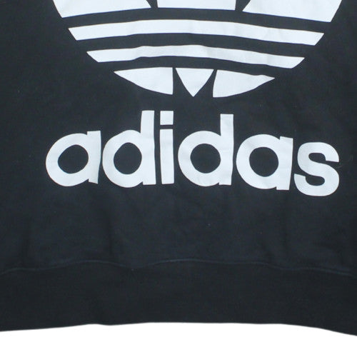 Womens UK Size 14 adidas Black Pullover Hoodie