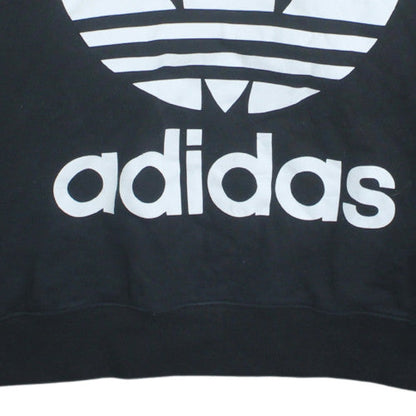 Womens UK Size 14 adidas Black Pullover Hoodie