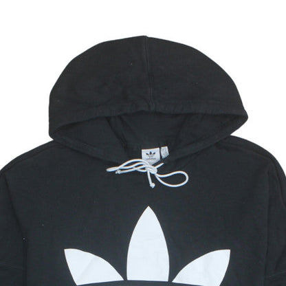 Womens UK Size 14 adidas Black Pullover Hoodie