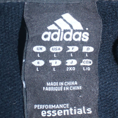 Mens UK Size L adidas Black Full Zip Hoodie